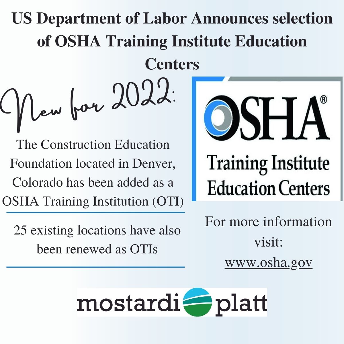 OSHA Training Institue